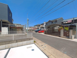 【前面道路含む現地写真】 | 名古屋市中村区小鴨町48【仲介手数料無料】新築一戸建て　1号棟