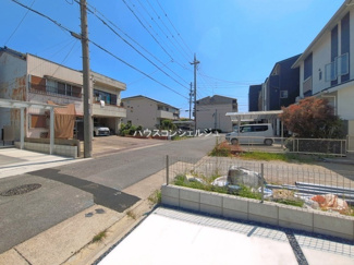 【前面道路含む現地写真】 | 名古屋市中村区小鴨町48【仲介手数料無料】新築一戸建て　1号棟