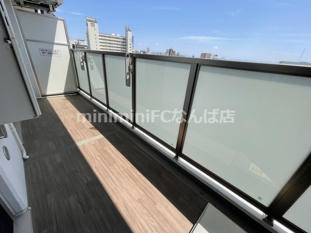 ＥＣ難波Ⅴブロードのバルコニー|眺望・採光などは階数により違います
