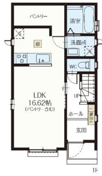 【仲介手数料無料】所沢中新井２２期全２棟Ｂ号棟　所沢の不動産なら西武ハウジングの間取り
