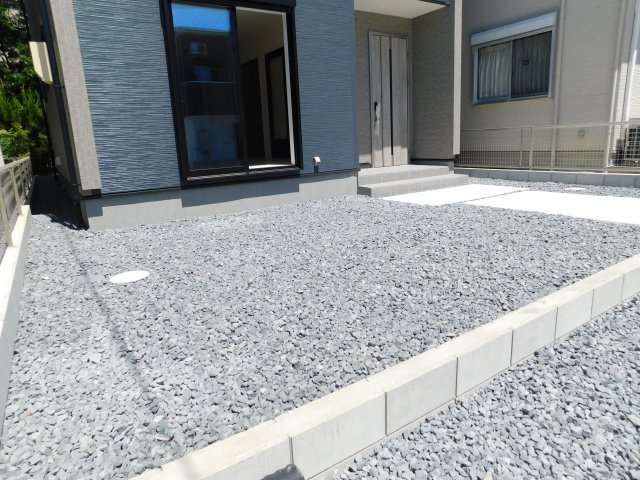 海部郡蟹江町富吉１丁目の新築一戸建の庭|◇庭◇　　陽当り良好な庭付き♪