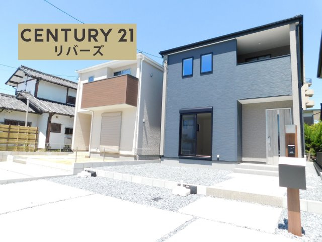 海部郡蟹江町富吉１丁目の新築一戸建の外観|☆最終１棟☆　　新価格！！いつでもご案内出来ます♪（お問合せ当日、平日、水曜、夜間でもＯＫ）　近鉄「富吉」駅徒歩４分！　長期優良住宅♪　南東向き！　敷地約４８坪！　駐車楽々並列２台ＯＫ！　広い庭付き♪