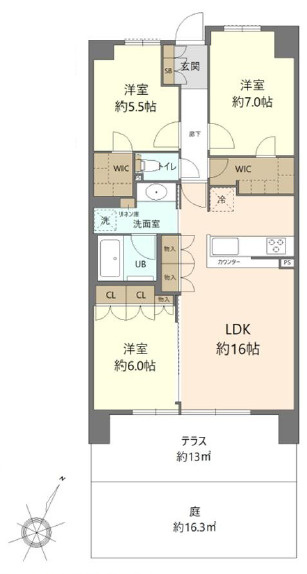 ファーストリンクレジデンスの間取り