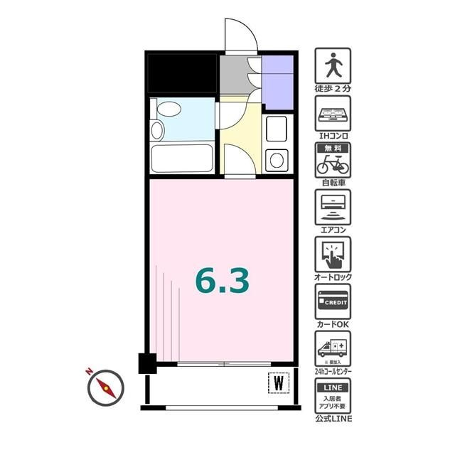 早川ビルの間取り