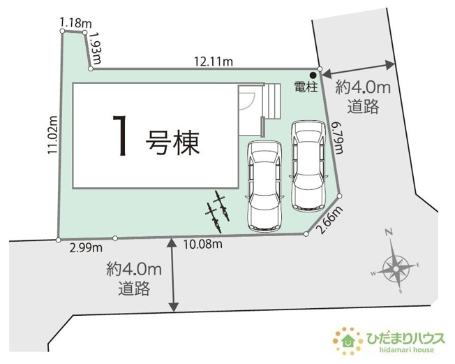【区画図】 | 取手市野々井01期　新築戸建 | 角地につき日当たり・風通し良好です☆