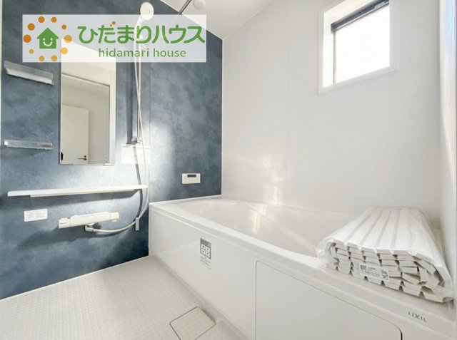 【浴室】 | 取手市野々井01期　新築戸建 | 大人が足を伸ばしても十分な広さ！一人でゆっくりくつろぐ時間も大切です！
