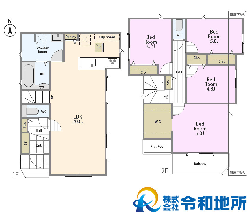 新築戸建　茅ヶ崎市浜之郷の間取り