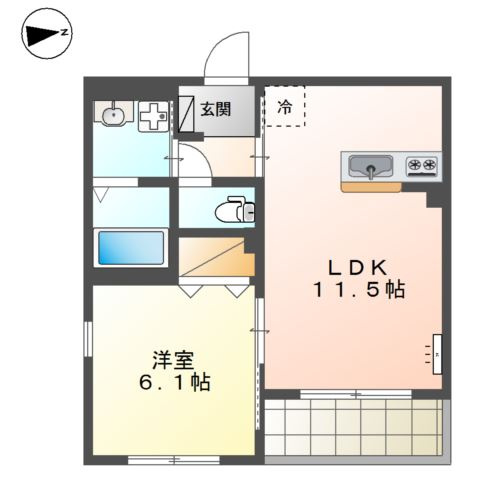 鶴見区下末吉新築マンション(仮の間取り