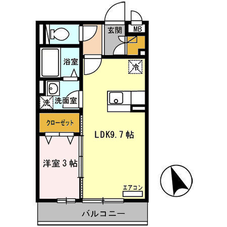 【間取り】 | シャトレ清風
