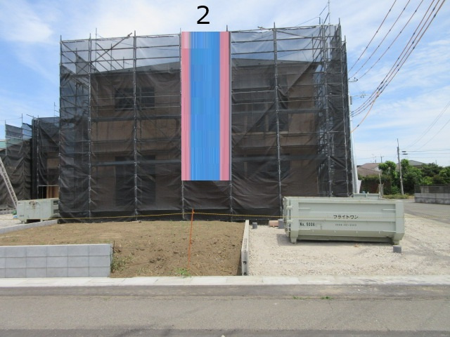 【仲介手数料無料】新築戸建　寄居町用土5290-1（全4棟）の前面道路含む現地写真