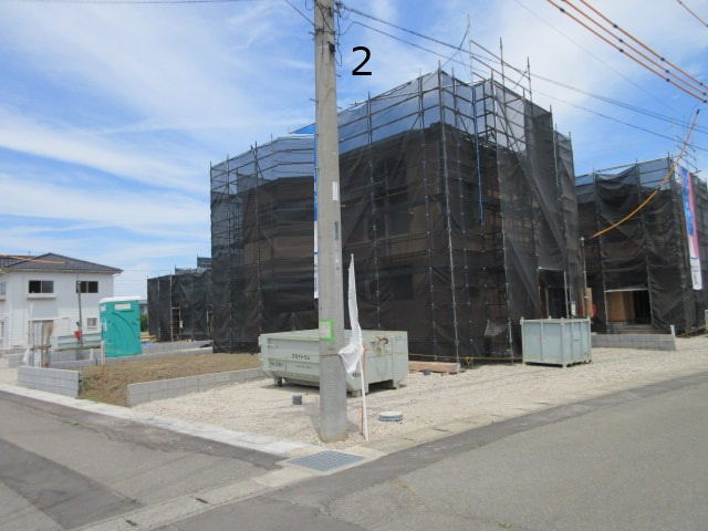 【仲介手数料無料】新築戸建　寄居町用土5290-1（全4棟）の前面道路含む現地写真