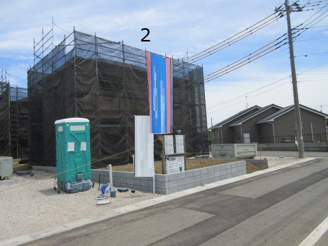 【仲介手数料無料】新築戸建　寄居町用土5290-1（全4棟）の前面道路含む現地写真