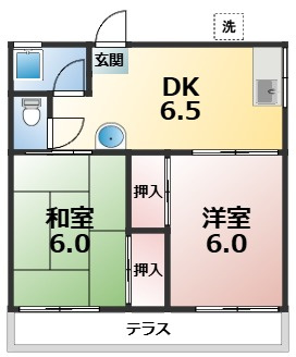 ヴィラ霞の間取り