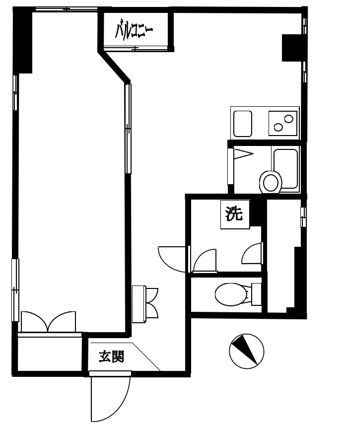桶川駅前プラザの間取り