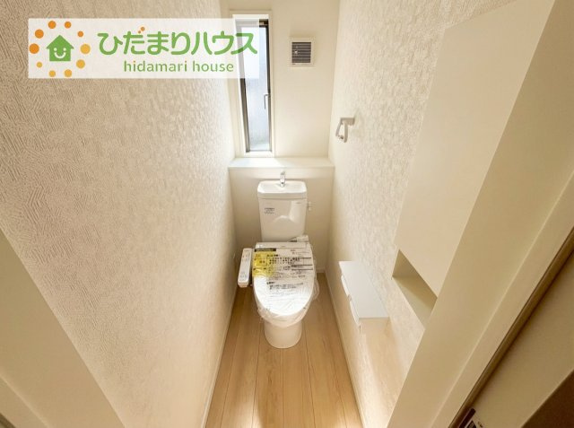 【トイレ】 | つくば市高見原第18　新築戸建 | トイレは1F、2F共に完備！取り合いになることがありませんね(^^)/