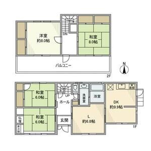 板倉町戸建　　刈谷市の賃貸ならクラスホーム刈谷店の間取り