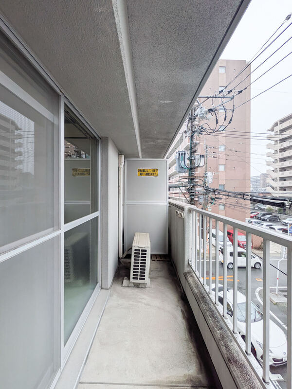 シャトレ新町Ⅱのバルコニー