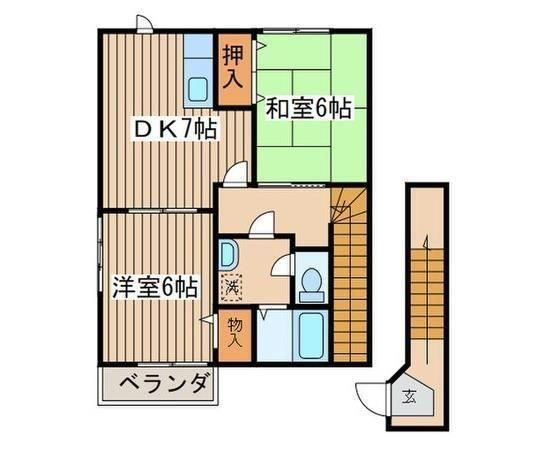 相模原市中央区田名のアパート