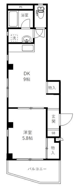 小川ビルＶの間取り