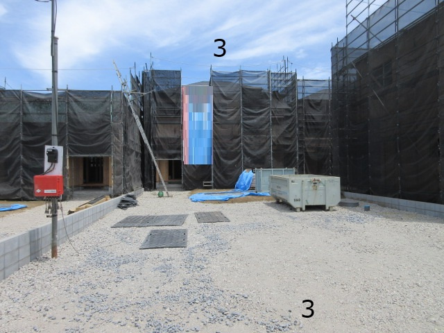 【仲介手数料無料】新築戸建　寄居町用土5290-1（全4棟）の前面道路含む現地写真