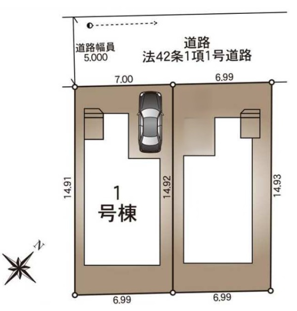 八千代市八千代台北13丁目第16の区画図