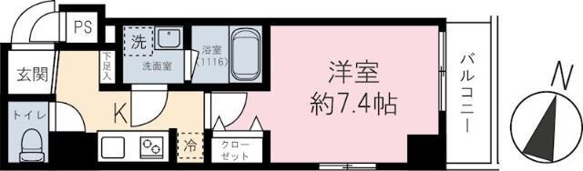 Ｃａｓａ　Ｆｌａｇ　Ｓｈｉｂｕｙａの間取り|間取りです