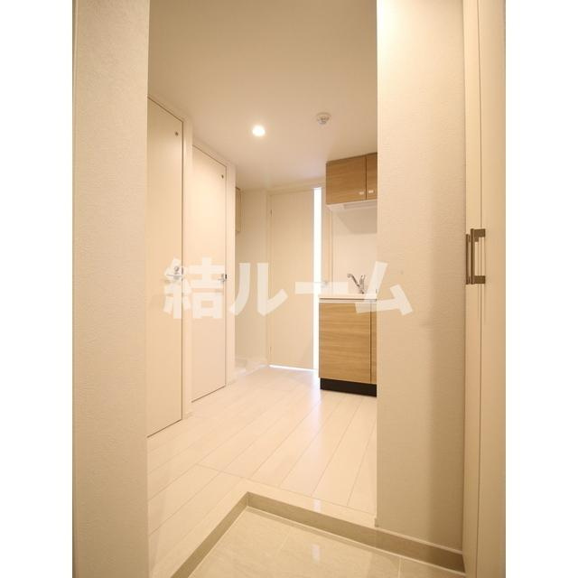 板橋区赤塚６丁目の賃貸マンションの玄関