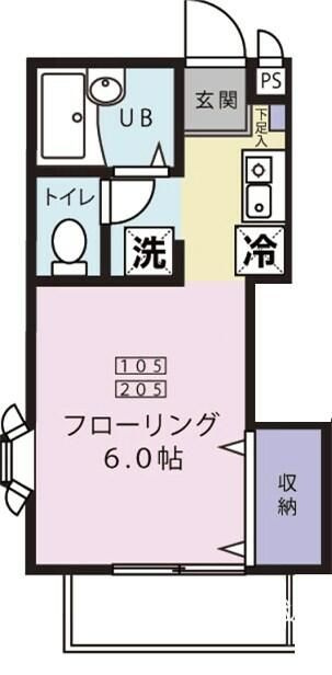 Ａｒｄｉｙ－１　アルディーワンの間取り