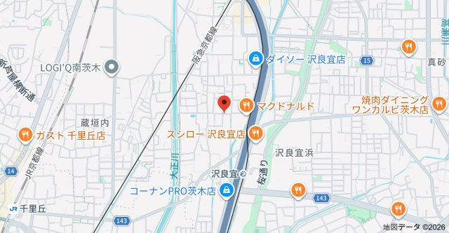 ソムニウムドムス南茨木の地図|イメージ写真