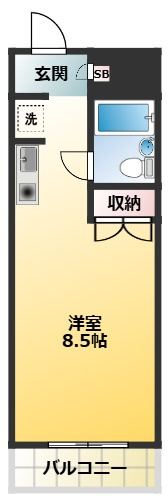  グリーンハイツの間取り