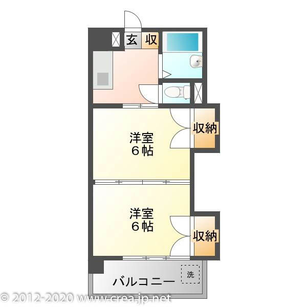 ペアーパレスの間取り