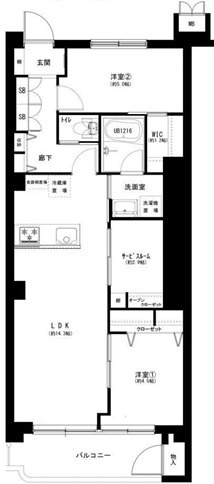 大久保ハウスの間取り
