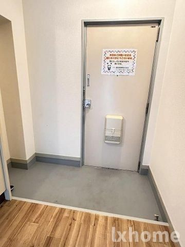 ハイツカメリアの玄関|毎日通る玄関はこちらです