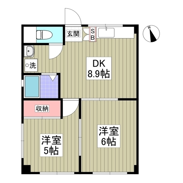 中澤第2コーポの間取り