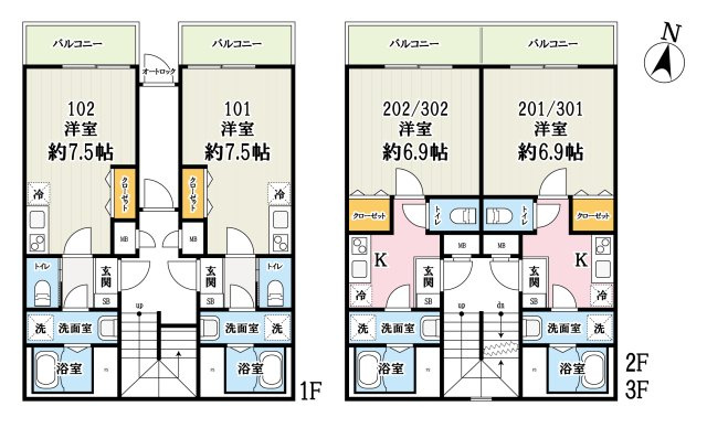 ユーフォリア東浦和の間取り