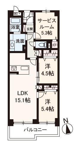 【間取り】 | 藤和千里ハイタウン | 9階部分の南向きにつき、陽当り・眺望良好！2SLDKリフォーム物件。即お引渡し可能です！お問い合わせはお気軽にどうぞ。