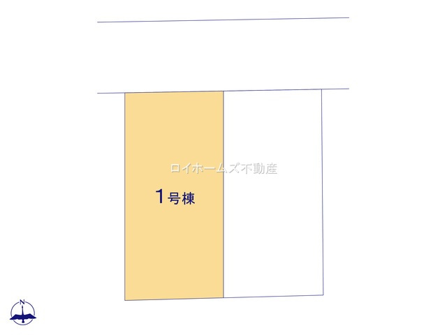 【区画図】 | 海部郡大治町大字馬島字西深田16『仲介料無料』新築戸建て | 1号棟