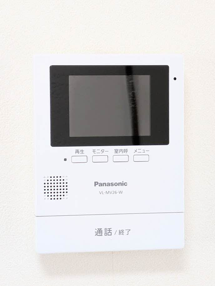 リバーライフ三井 C棟のセキュリティ|モニタ付ドアホン