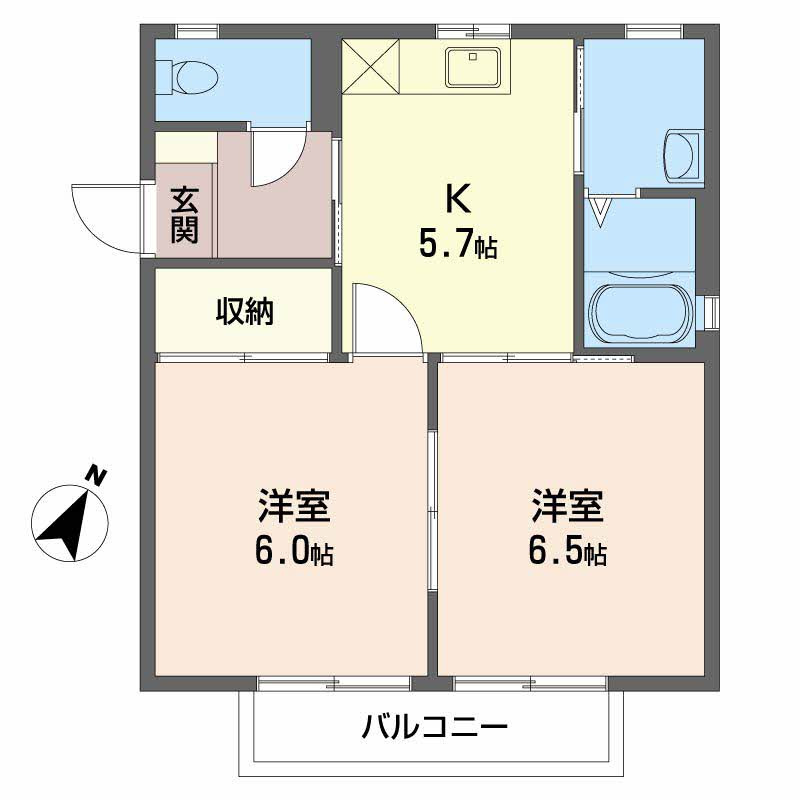 リバーライフ三井 C棟の間取り