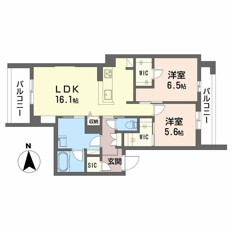 ソムニウムドムス南茨木の間取り