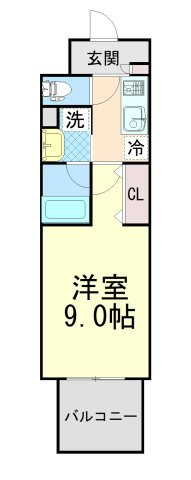 ヘスティア神戸の間取り