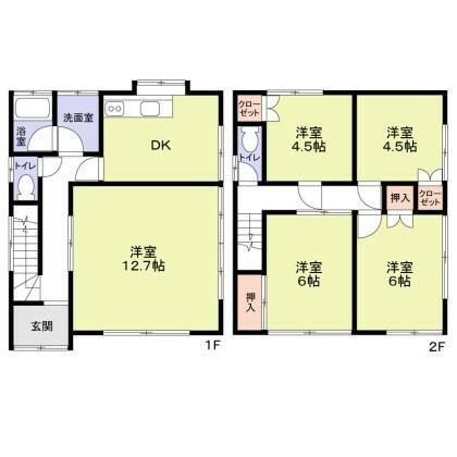 【間取り】 | 新座市道場２丁目戸建