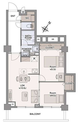 パシフィック文京マンションの間取り