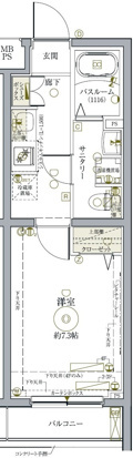 クレヴィスタ練馬武蔵関の間取り