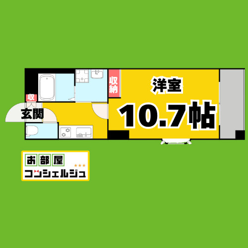 リバパレス鶴舞の間取り