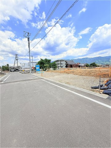 久留米市善導寺町与田　第7の前面道路含む現地写真