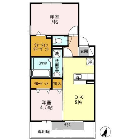 フランボワーズの間取り