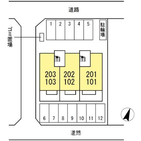 フランボワーズの区画図