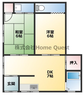 【間取り】 | 上小阪住宅