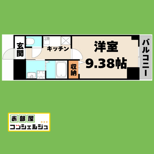モア　グレイス　ワンの間取り